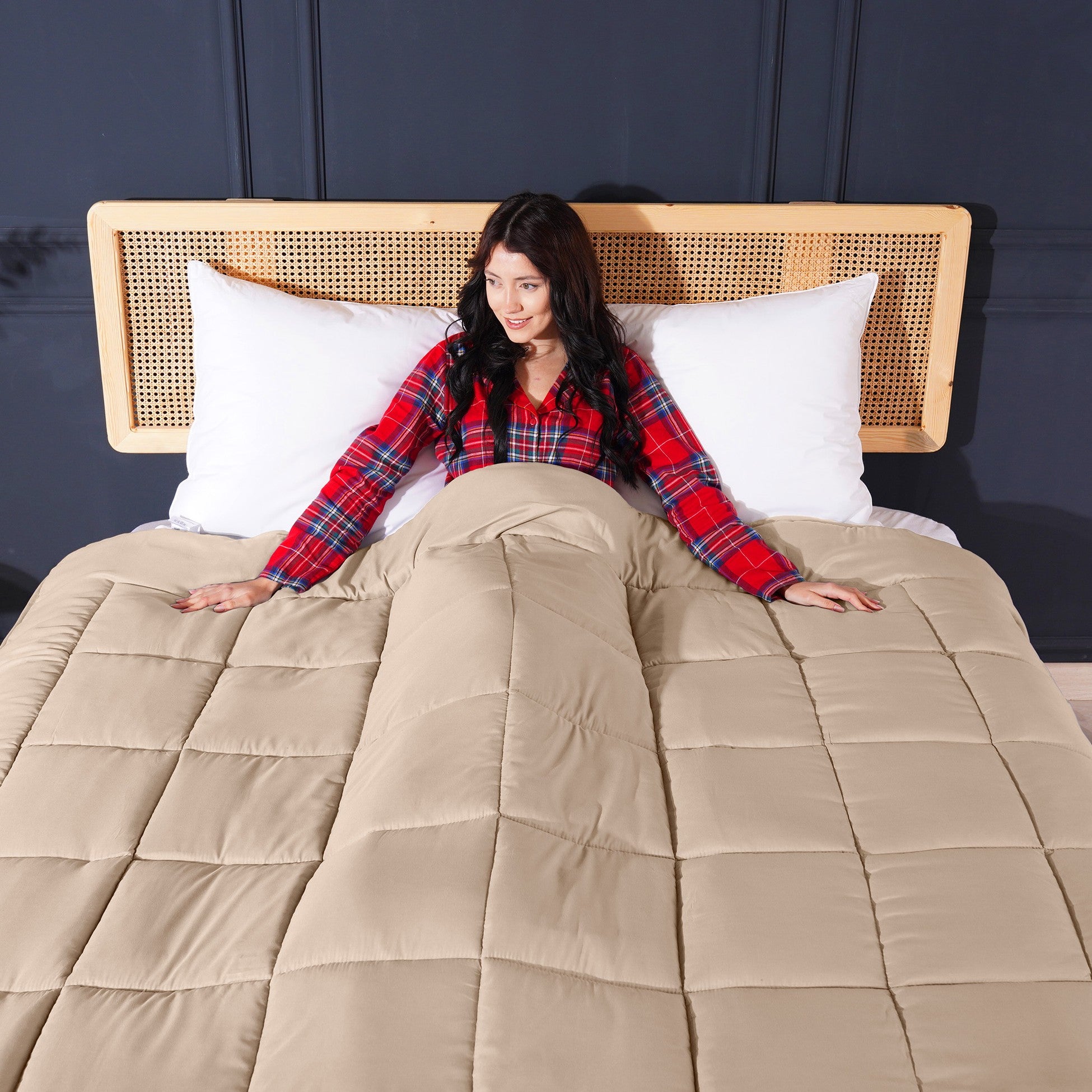 Het anti allergie dekbed van Vivid Dreams heeft een ademend ontwerp voor een betere slaapkwaliteit.