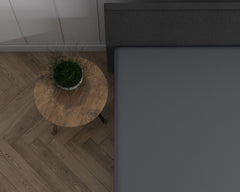 Het waterdichte hoeslaken van enkel jersey biedt bescherming voor uw matras.