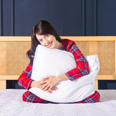 Het hoogwaardige boxkussen duo set biedt ergonomisch comfort voor uw slaap.