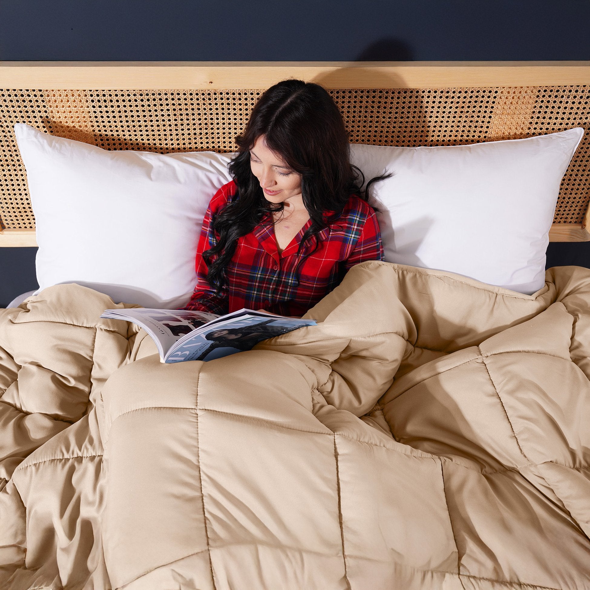 Het luxe dekbed van Vivid Dreams biedt zowel comfort als duurzaamheid voor langdurig gebruik.