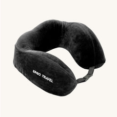 Het ergonomisch reiskussen van Sleep Comfy zorgt voor comfortabele reizen.