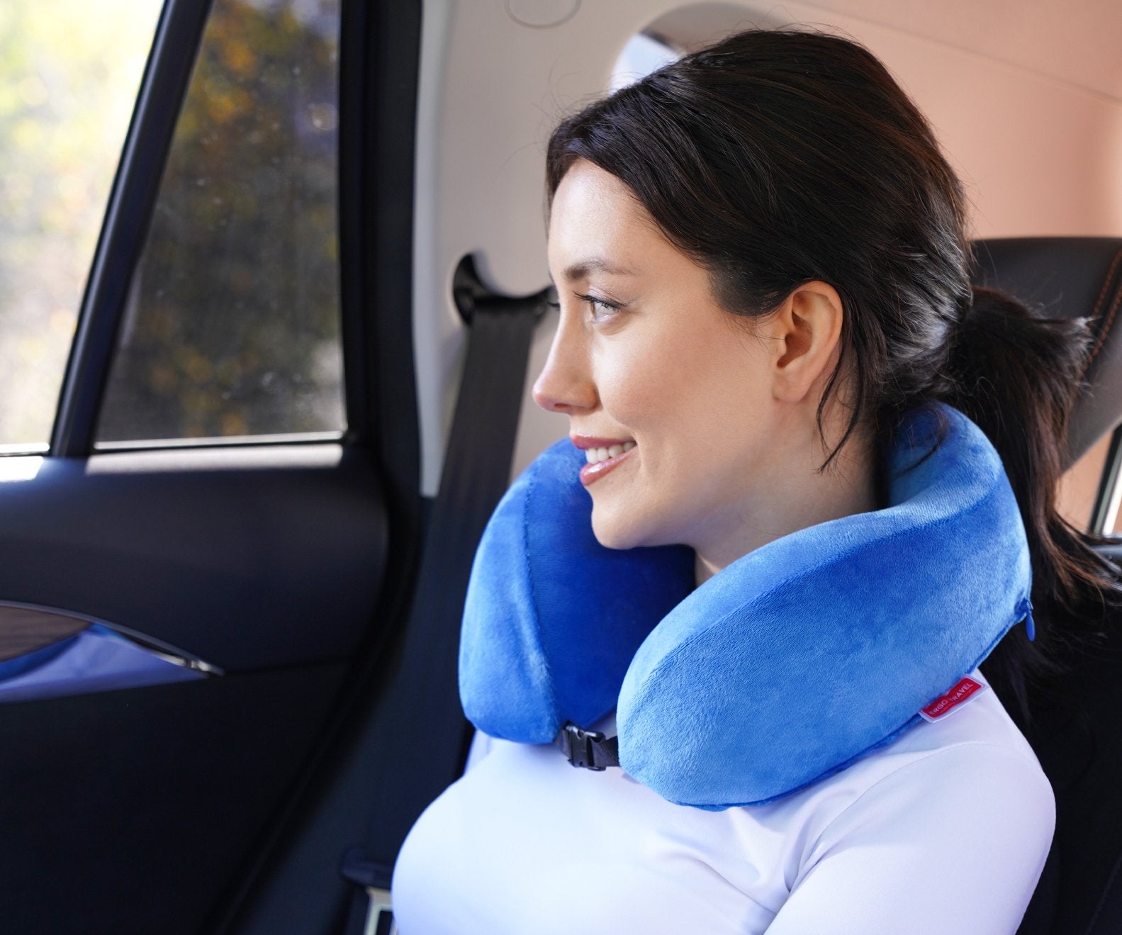 Sleep Comfy reiskussen biedt maximaal comfort voor rugslapers tijdens het reizen.