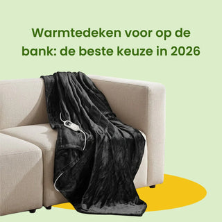 Warmtedeken voor op de bank