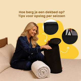 Hoe berg je een dekbed op? Tips voor opslag per seizoen