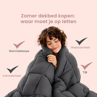 Zomer dekbed kopen: waar moet je op letten?