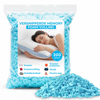 Versnipperde Memory Foam Vulling