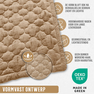 Velura Series - Velvet Dekbed | Taupe