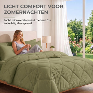Deluxe Zomer Dekbed | Khaki