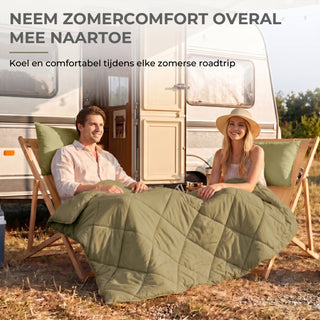 Deluxe Zomer Dekbed | Khaki