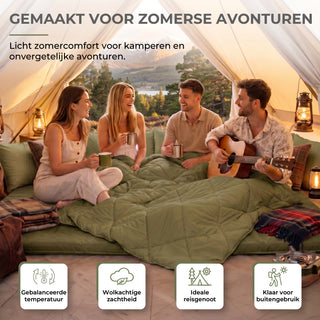 Deluxe Zomer Dekbed | Khaki