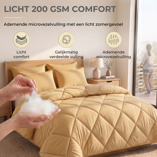 Deluxe Zomer Dekbed | Taupe