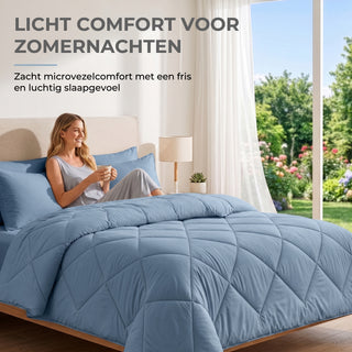 Deluxe Zomer Dekbed | Aegean Blue