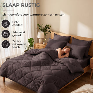 Deluxe Zomer Dekbed | Black Bean
