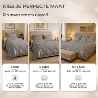 Deluxe Zomer Dekbed | Smoked Pearl
