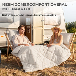 Deluxe Zomer Dekbed | Vapor Blue