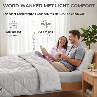 Deluxe Zomer Dekbed | Vapor Blue