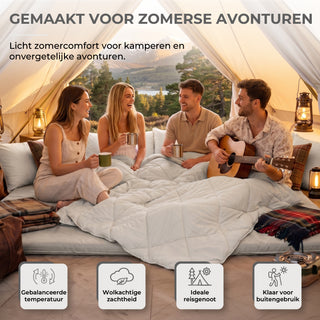 Deluxe Zomer Dekbed | Vapor Blue