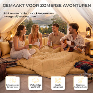 Deluxe Zomer Dekbed | Taupe
