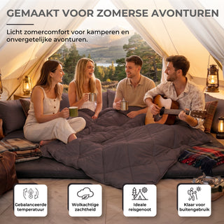 Deluxe Zomer Dekbed | Black Bean