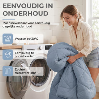 Deluxe Zomer Dekbed | Aegean Blue
