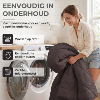 Deluxe Zomer Dekbed | Black Bean
