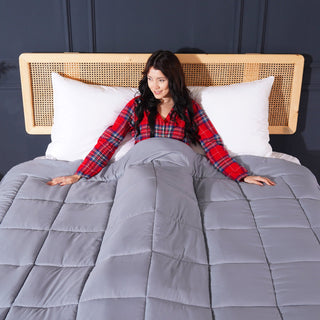 Het duurzame dekbed van Vivid Dreams bevordert een gezonde nachtrust met ademend materiaal.